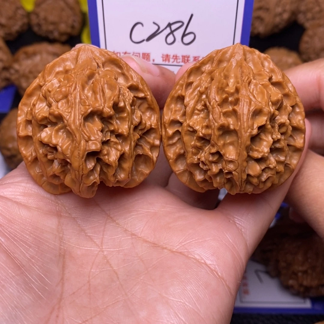 把件文玩核桃41全品苹果园c286