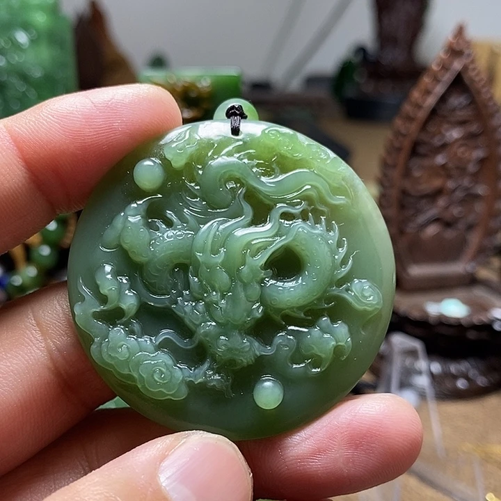 和田玉（碧玉）未镶嵌颈饰