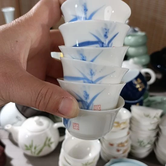 陶瓷盖碗茶杯茶叶罐主人杯