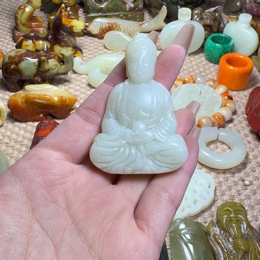吊坠白玉菩提挂件