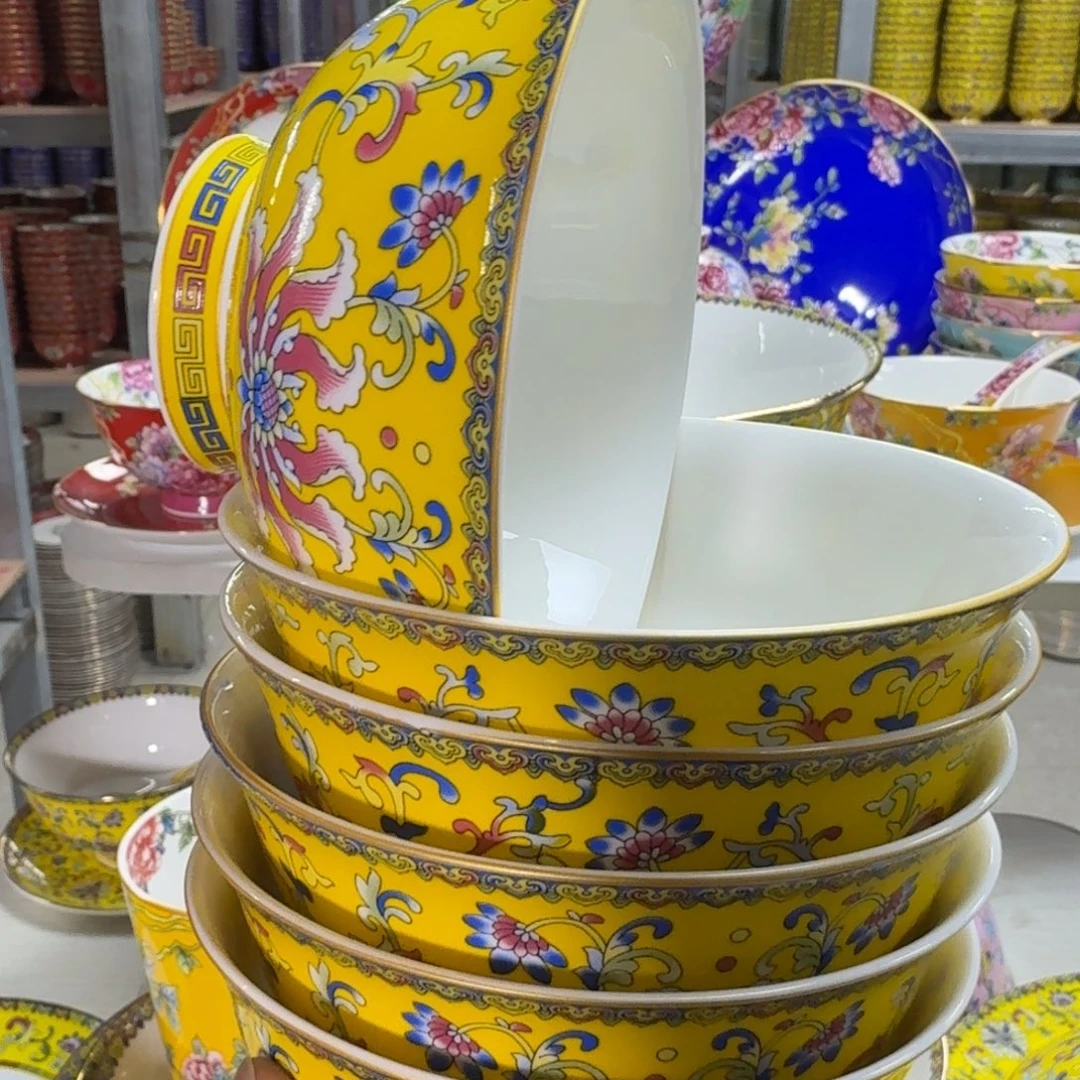 景德镇珐琅彩餐具