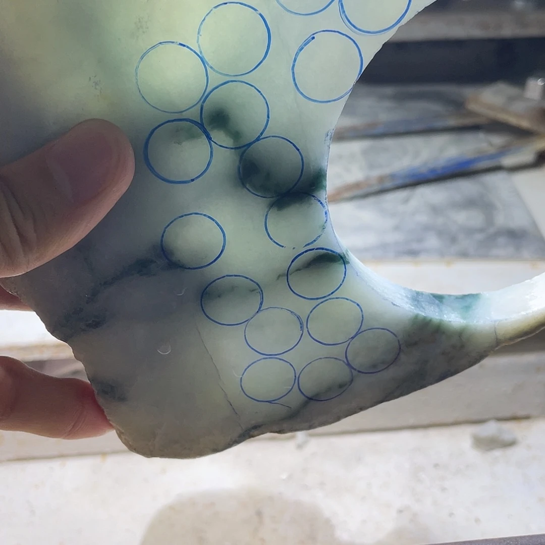 沐***行未镶嵌定制翡翠翡翠