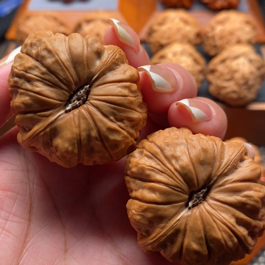 把件文玩核桃41尺南瓜墩