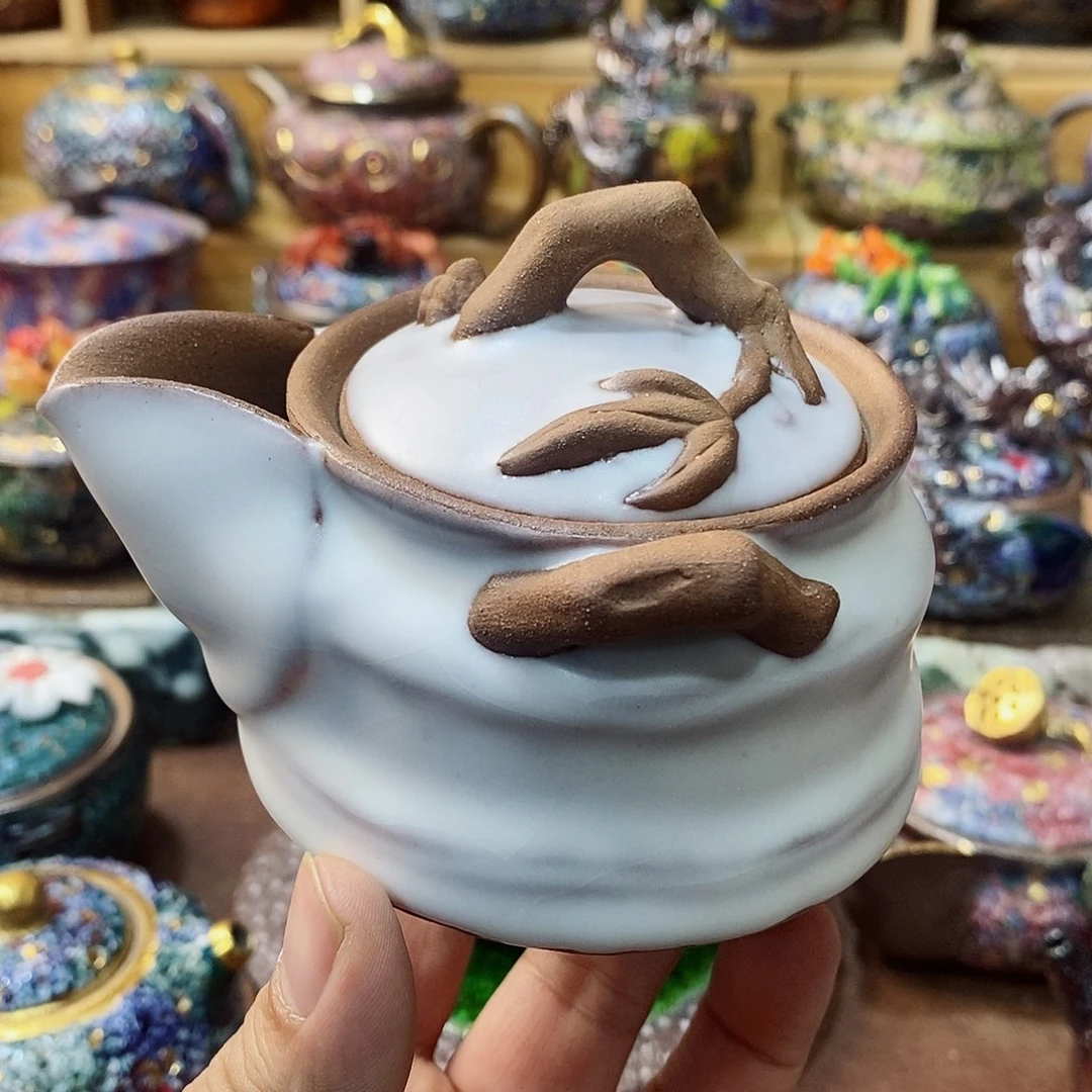 粗陶志野柴烧茶器