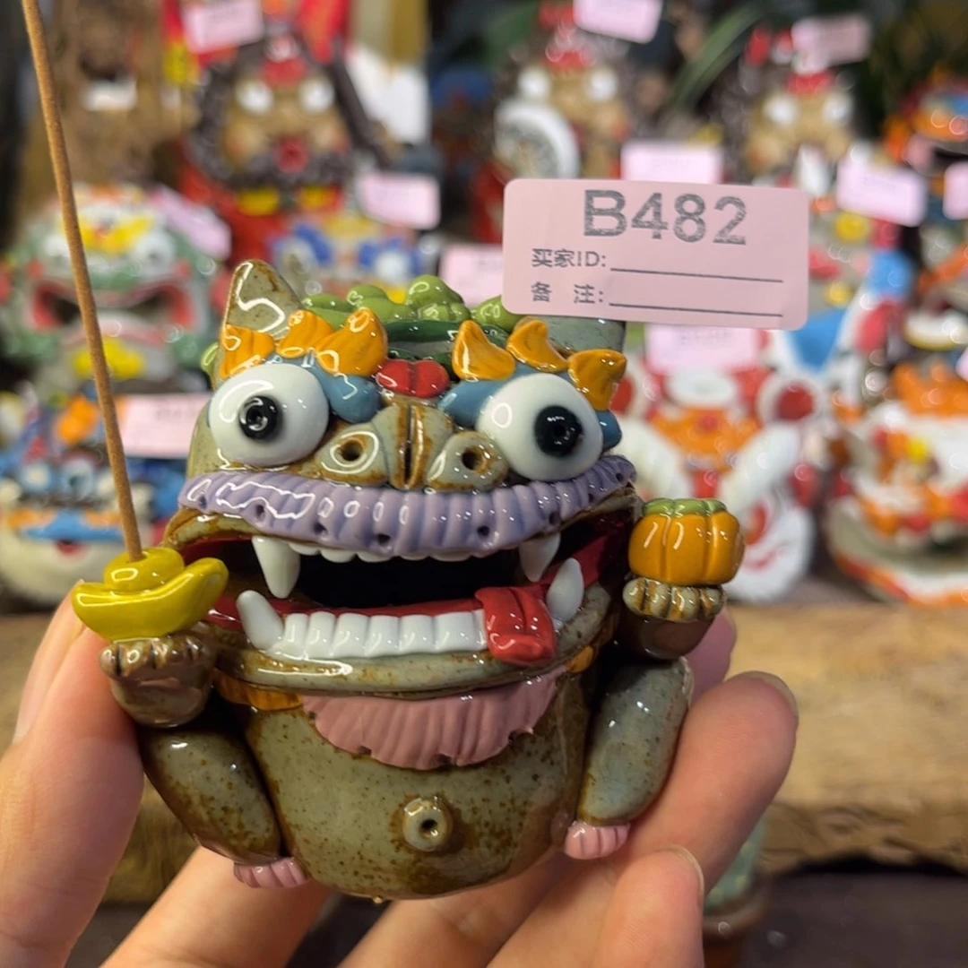 泥塑纯手工茶宠摆件
