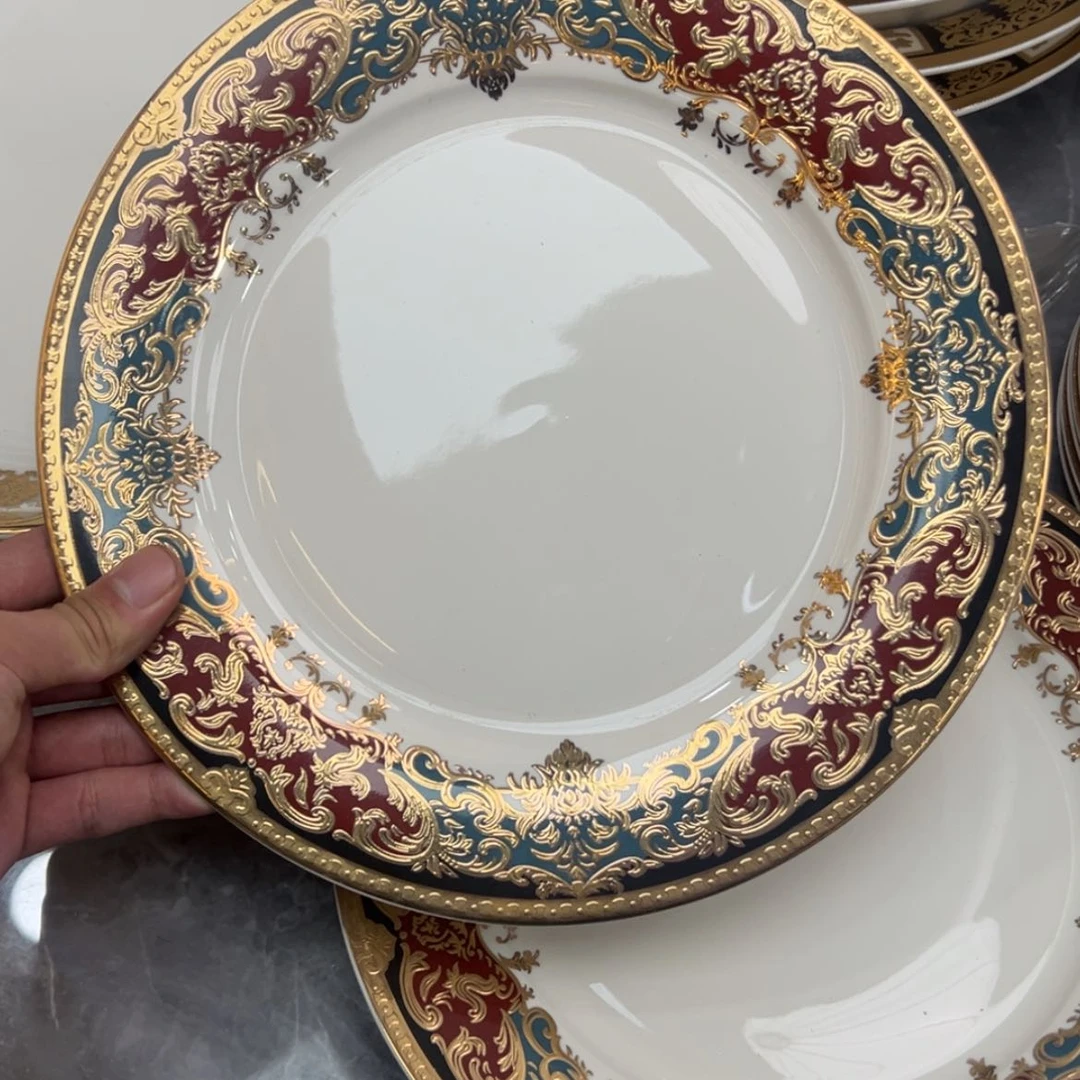 【闪购商品】瓷片超****！10.5寸平盘一个一单微瑕