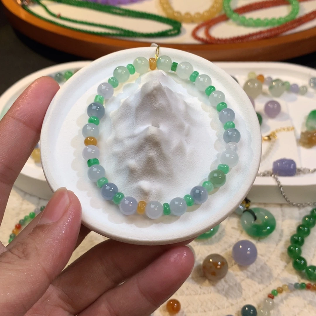 散珠翡翠多宝手串