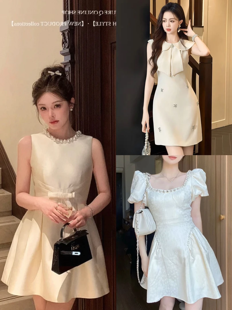 C301-400法式高级感夏季女连衣裙裙子