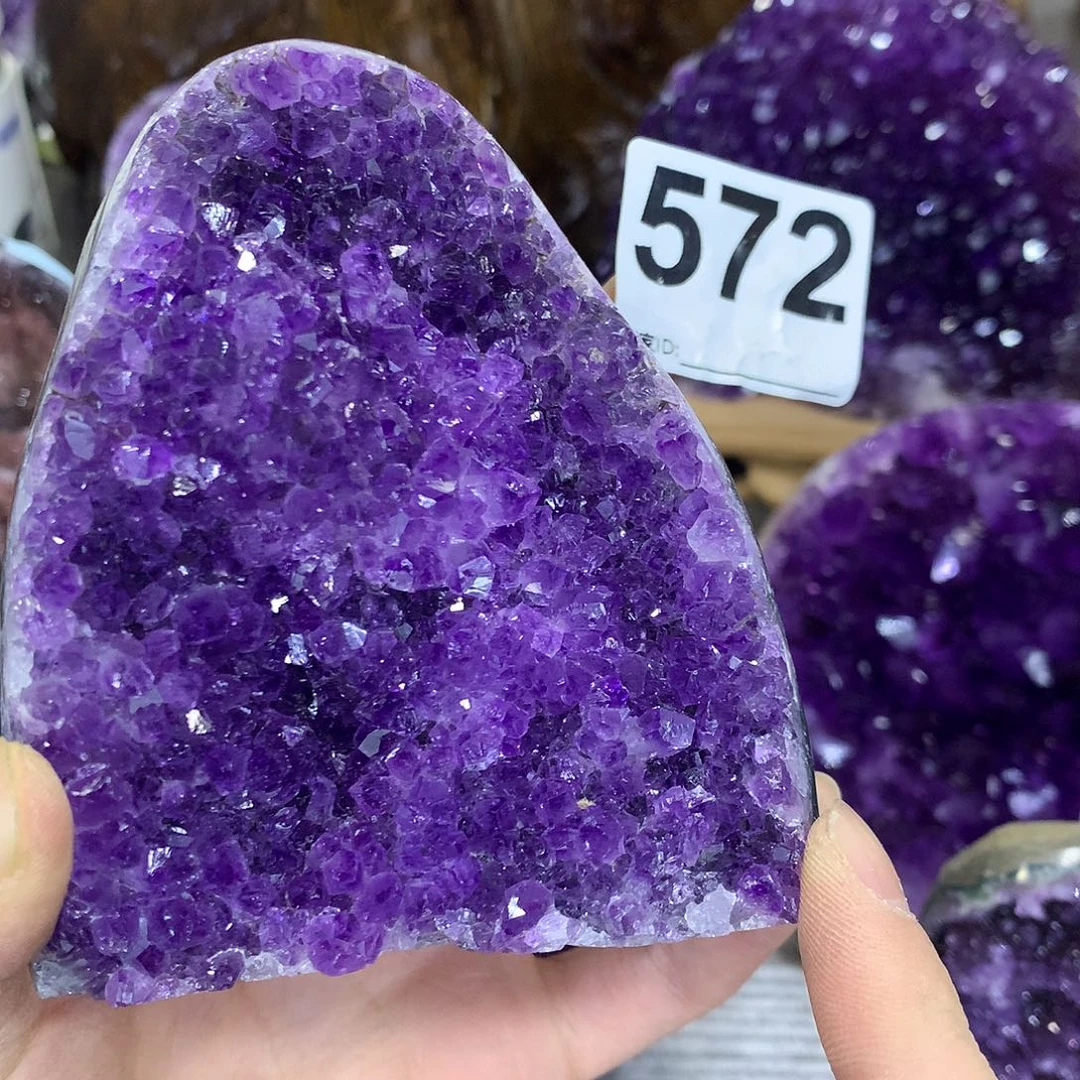 紫晶珠宝半成品未镶嵌572