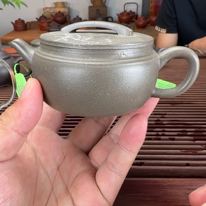 好***好茶壶紫砂青段微瑕