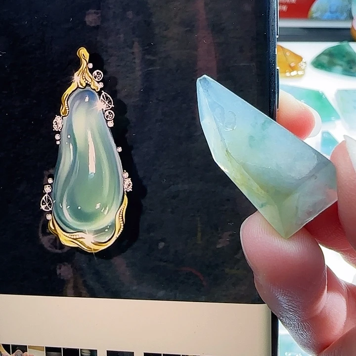 定制翡翠未镶嵌翡翠定制