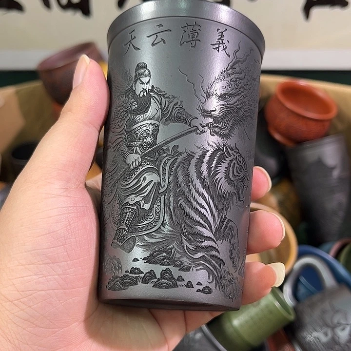 茶杯紫砂全手工紫砂主人杯