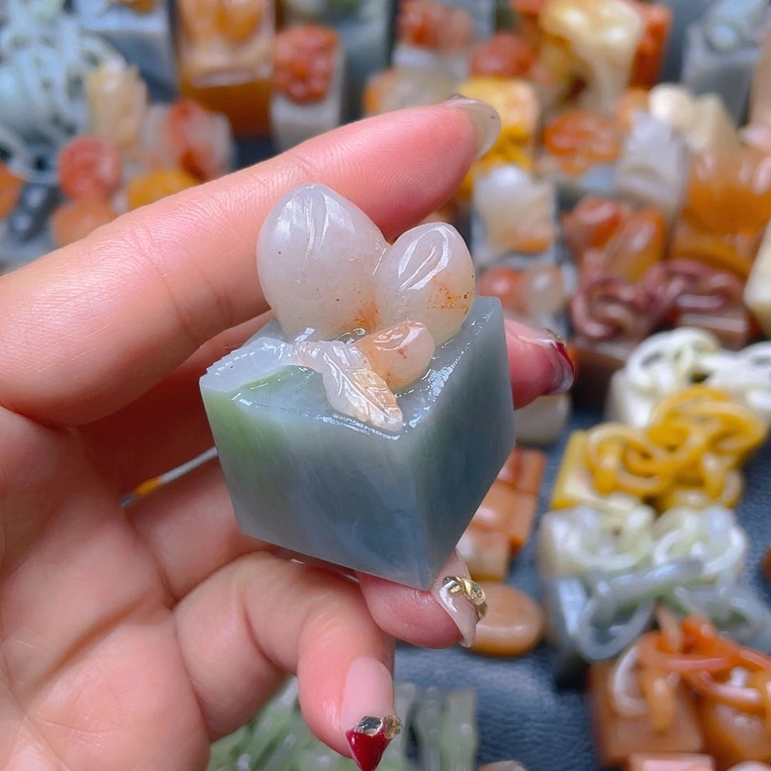 青田石印石纯手工