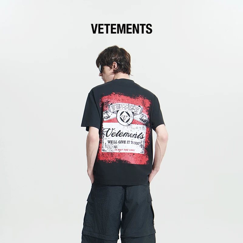 VETEMENTS新潮男装新款短袖T恤男女同款潮流时尚休闲百搭35352014