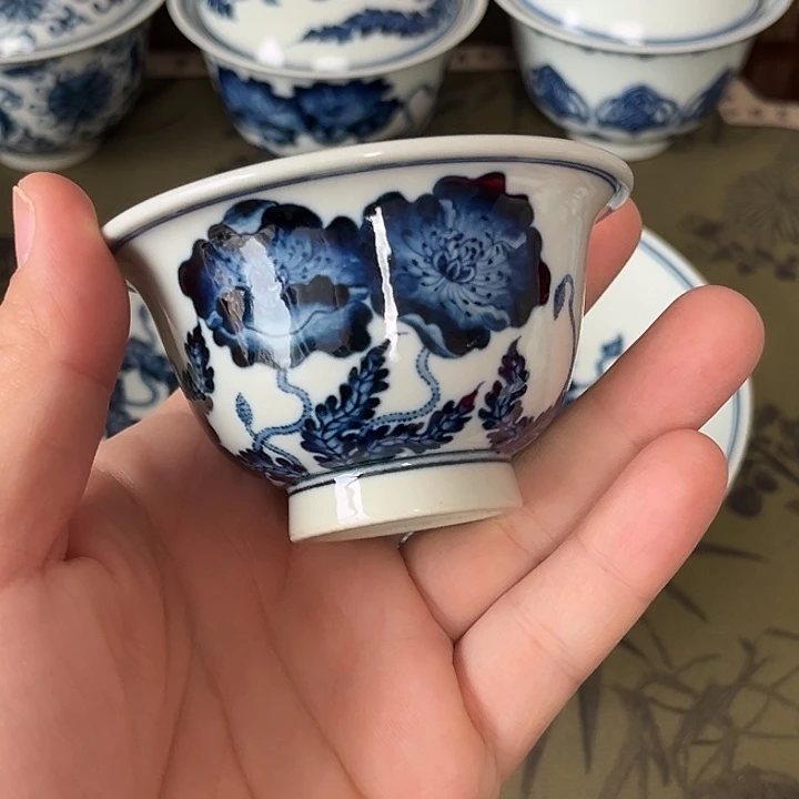 新品虞美人小压手杯