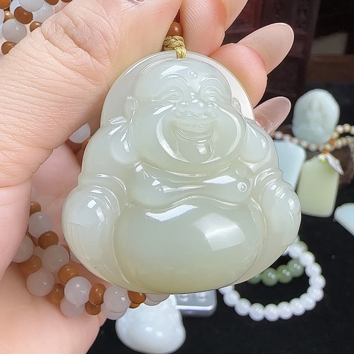 颈饰未镶嵌和田玉定制发货