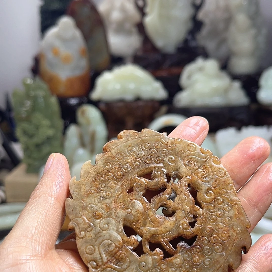 和田玉（糖玉）未镶嵌挂件