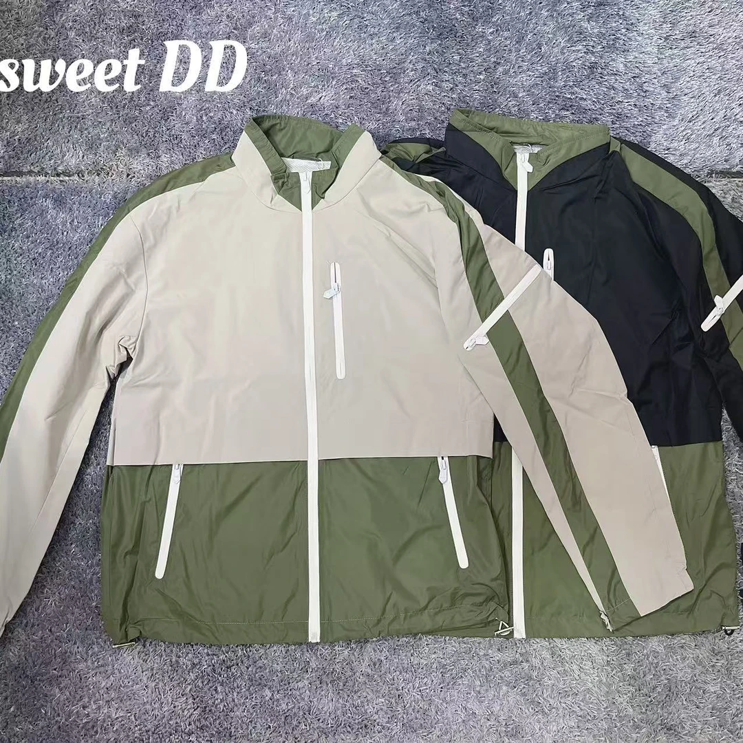 Sweet DD25新款情侣双色春秋拼接夹克