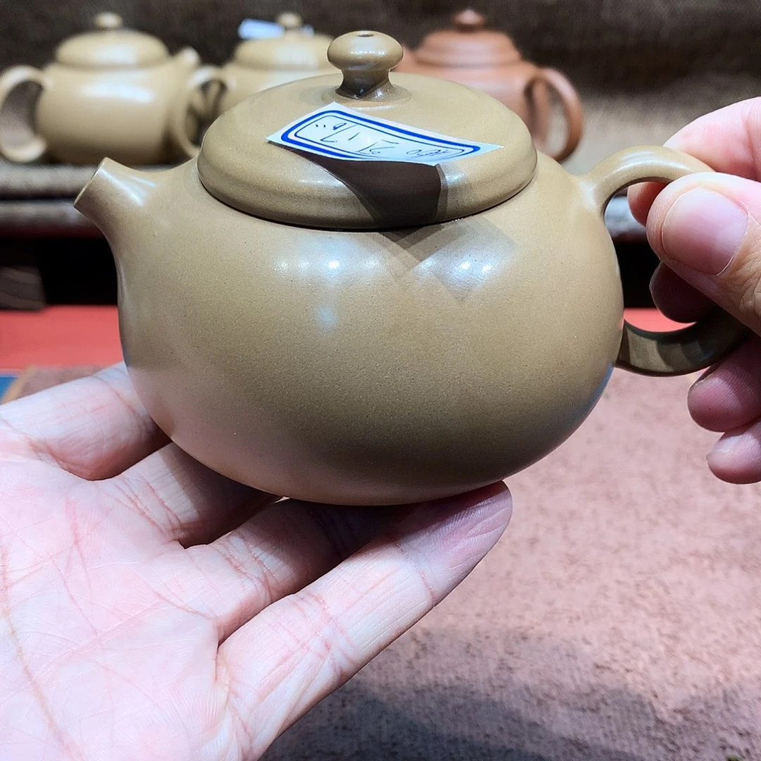 泥塑森*放漏咖啡色尽心壶170毫升