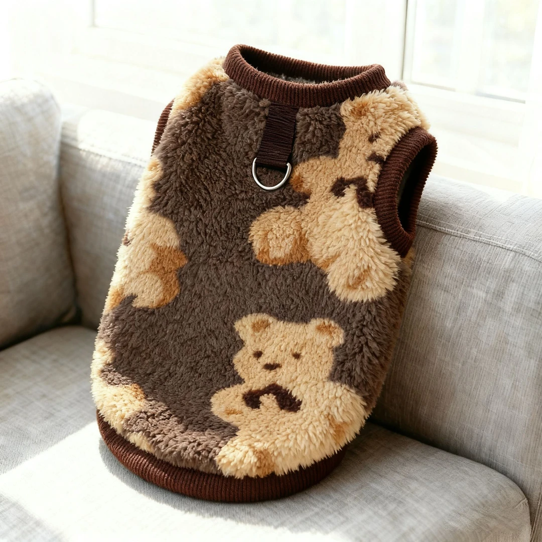 狗狗衣服秋冬加绒加厚保暖大型犬新款猫咪无袖宠物背心款中小型犬