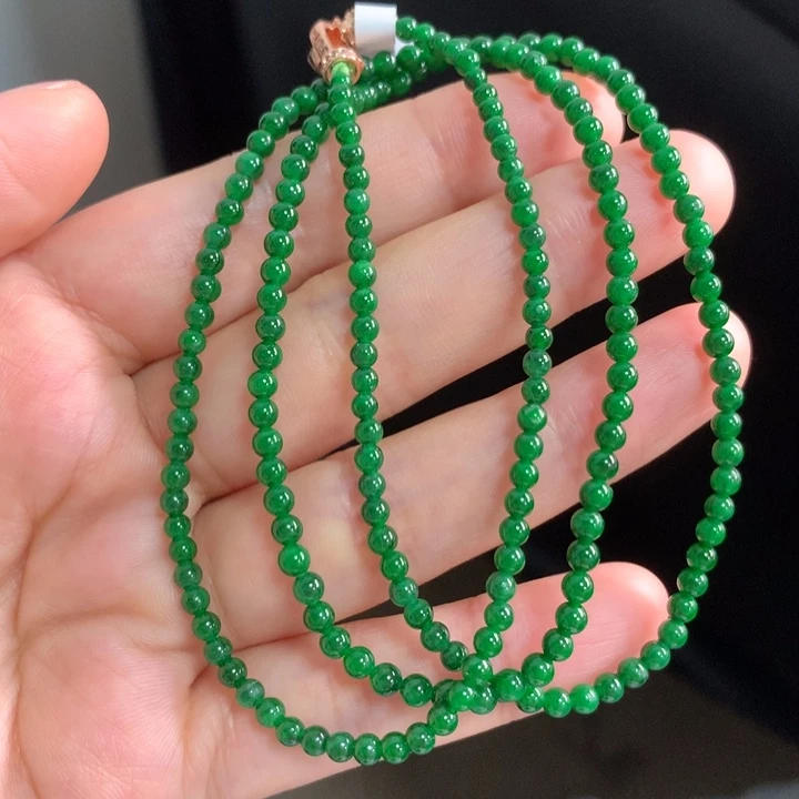 翡翠未镶嵌颈饰天然缅甸A货翡翠