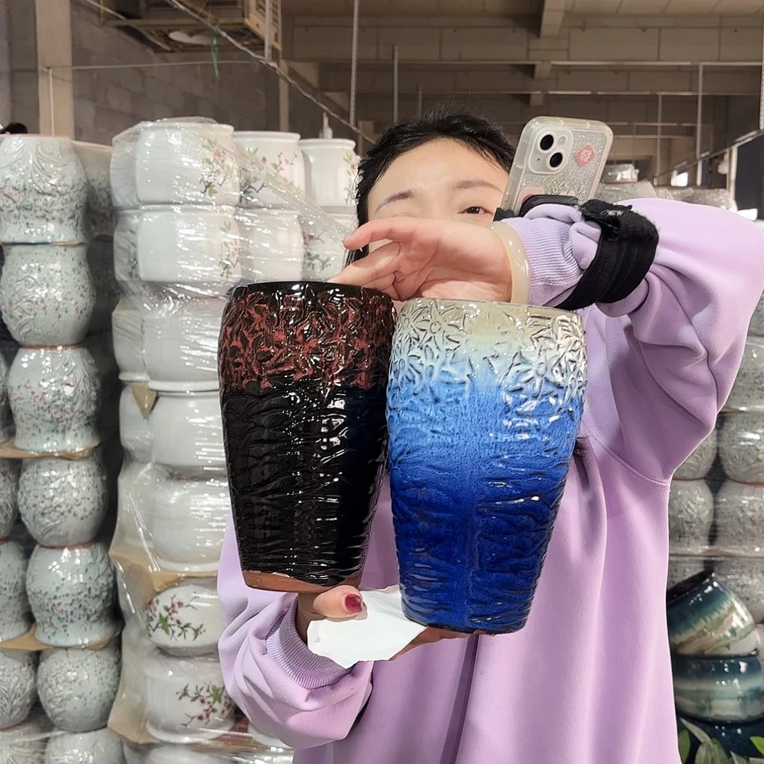 正品两个高22/12红陶