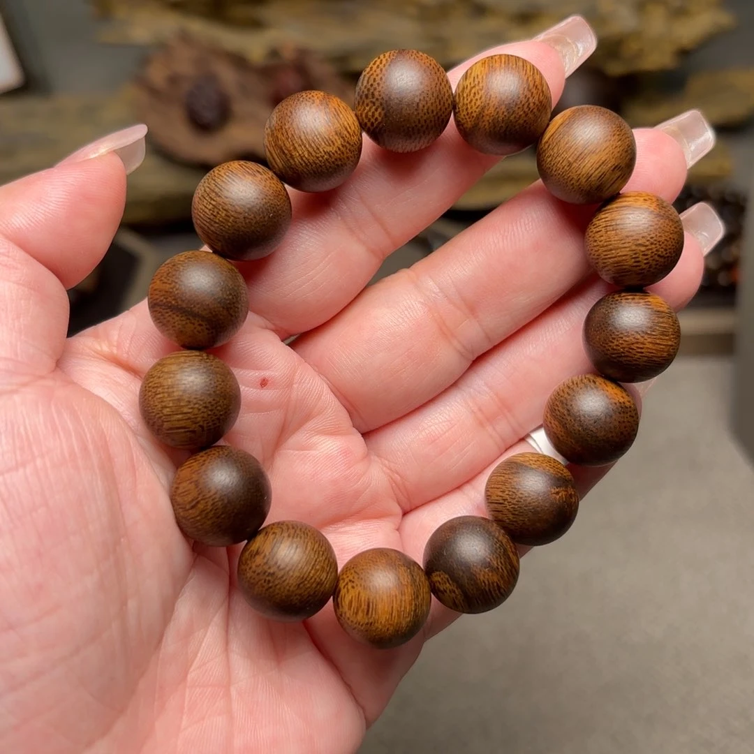 手串沉香越南芽庄红土白棋楠瘤疤1.4