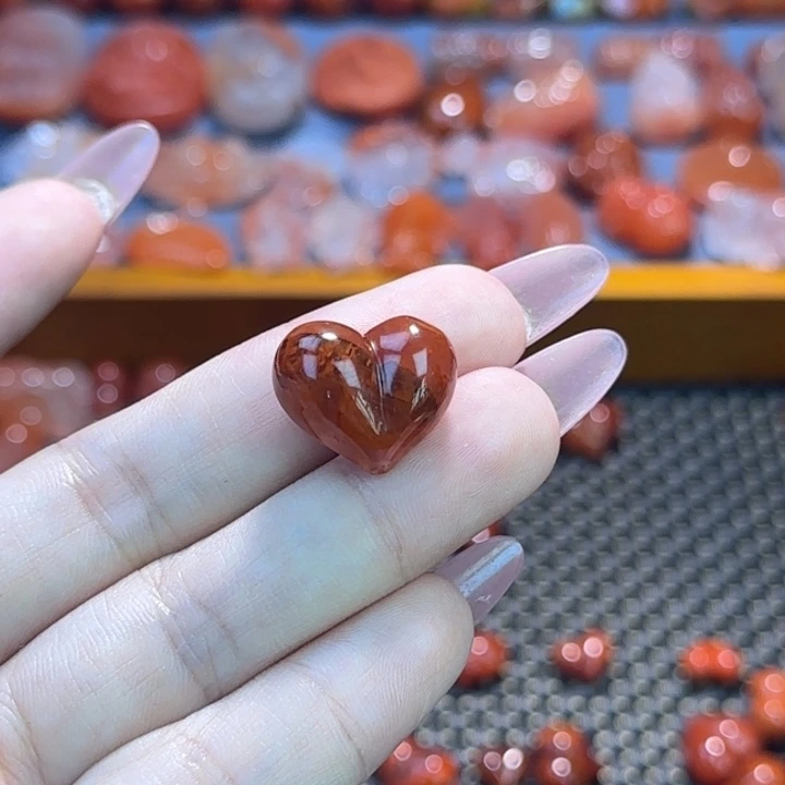 悠***浠南红玛瑙未镶嵌牌子屁桃