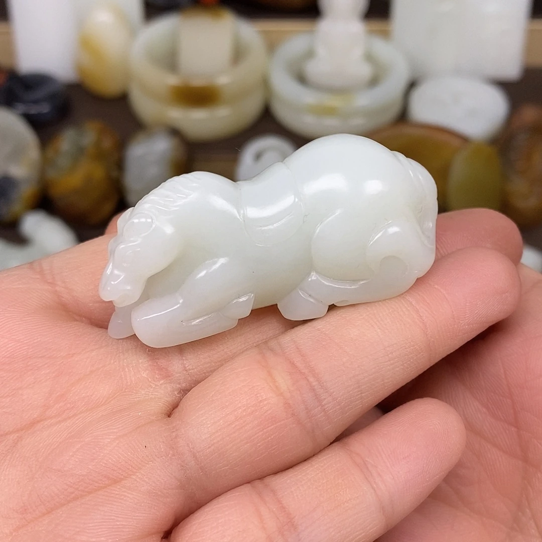 和田玉未镶嵌颈饰8