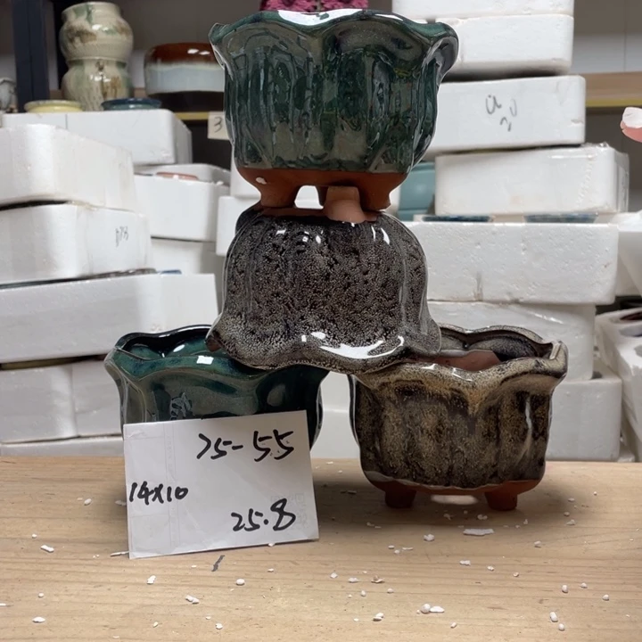紫砂花盆多肉花盆微瑕55