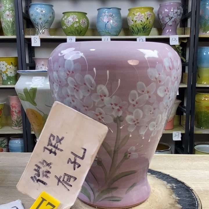 景德镇高温陶瓷花盆