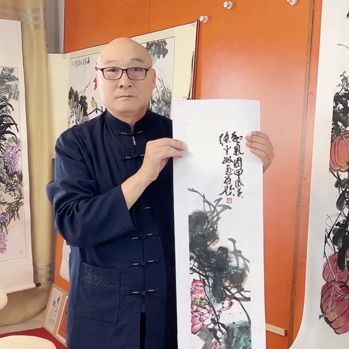国画张圣敏先生纯手绘作品