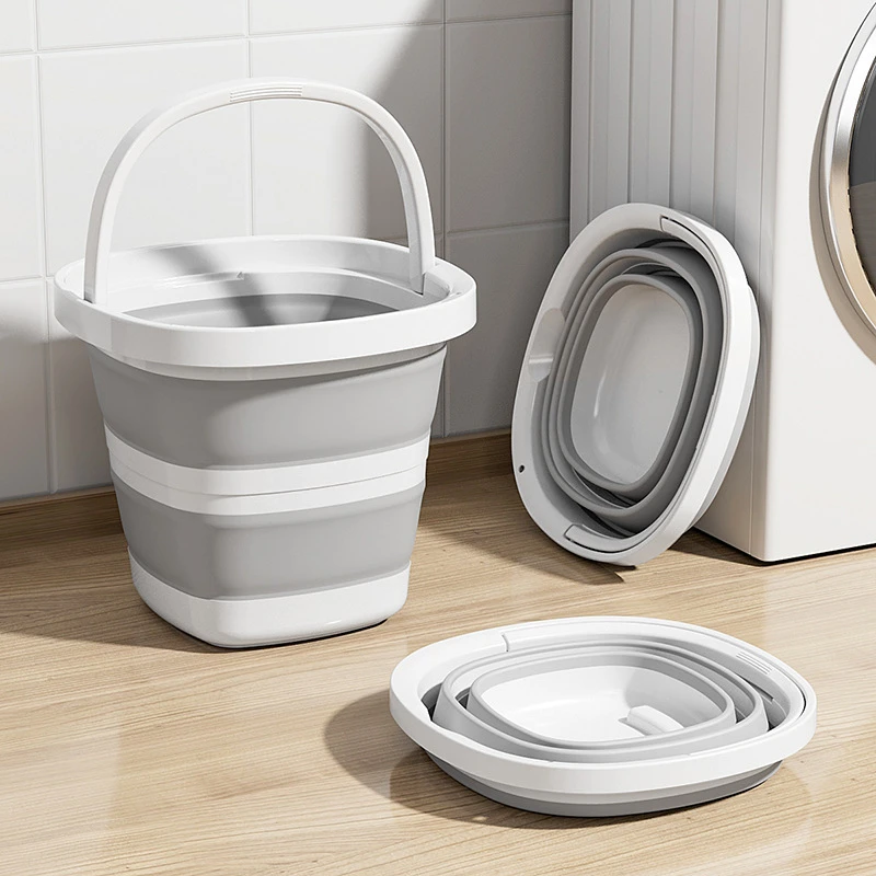 折叠水桶家用学生宿舍用手提大小号旅行车载户外钓鱼便携式塑料桶