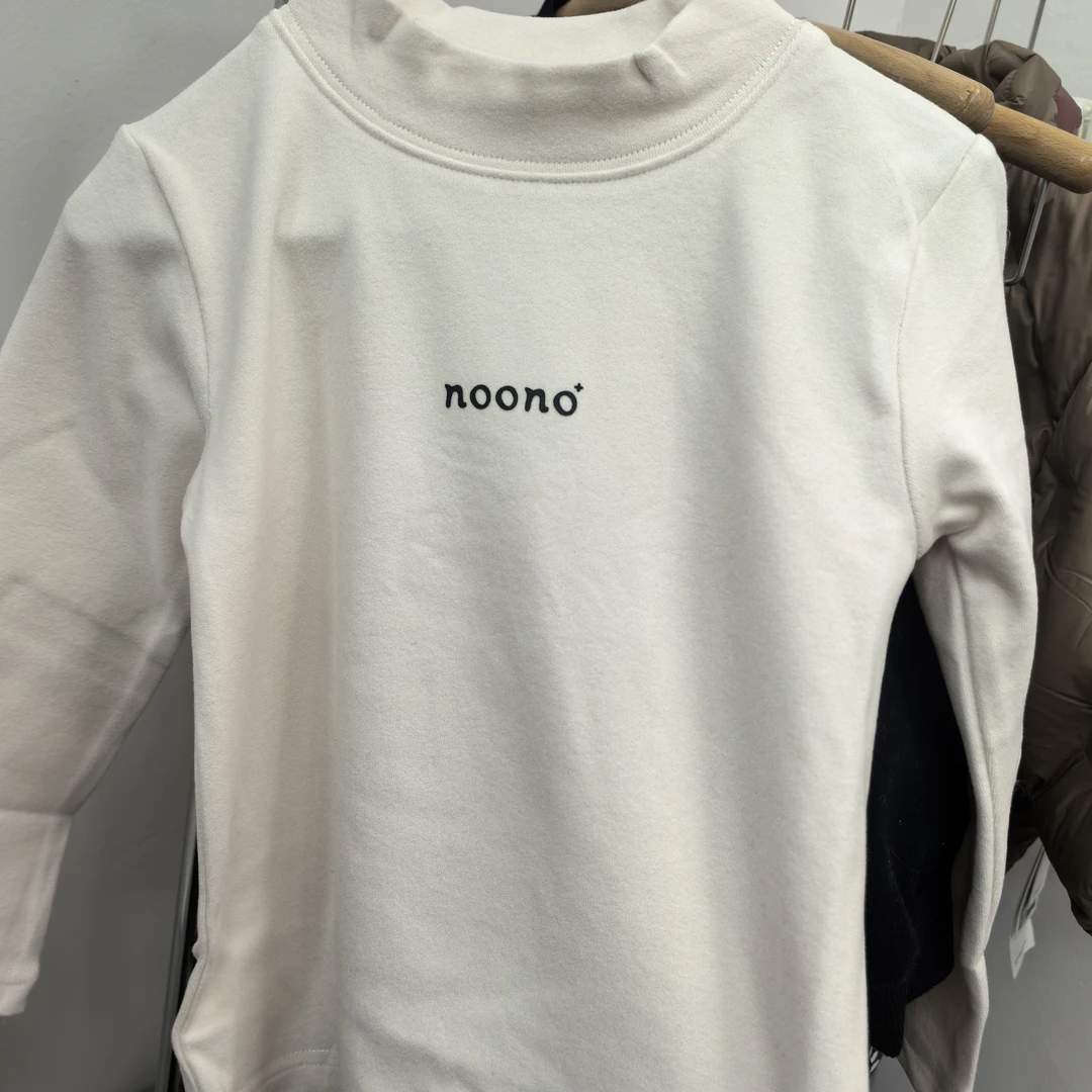 菜菜家童装noono白色打底衫
