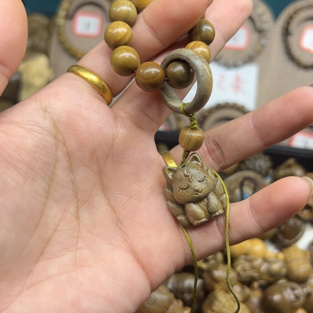 维腊木（绿檀）无事牌