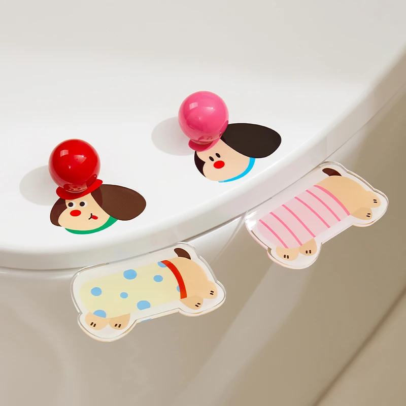 小狗马桶提盖器马桶掀开器提拉手掀盖器贴马桶圈神器坐便盖不脏手