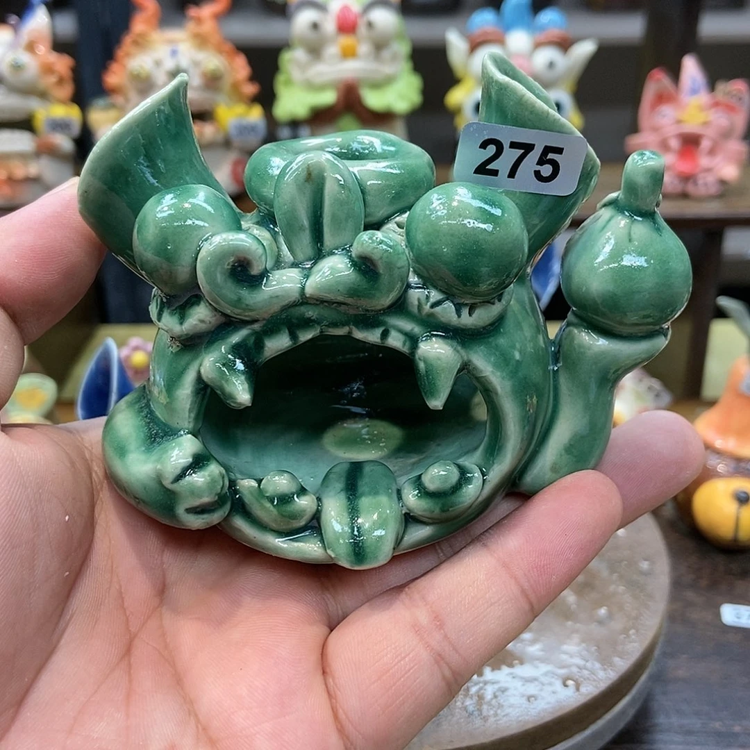 摆件直播间手工抽象陶瓷摆件275