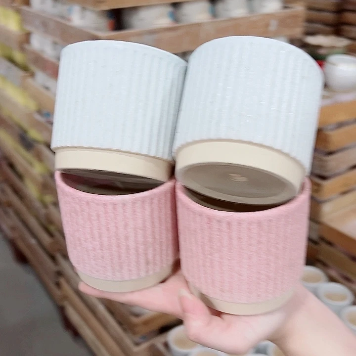 有孔，凑单福利满10元发货陶瓷多肉花盆！