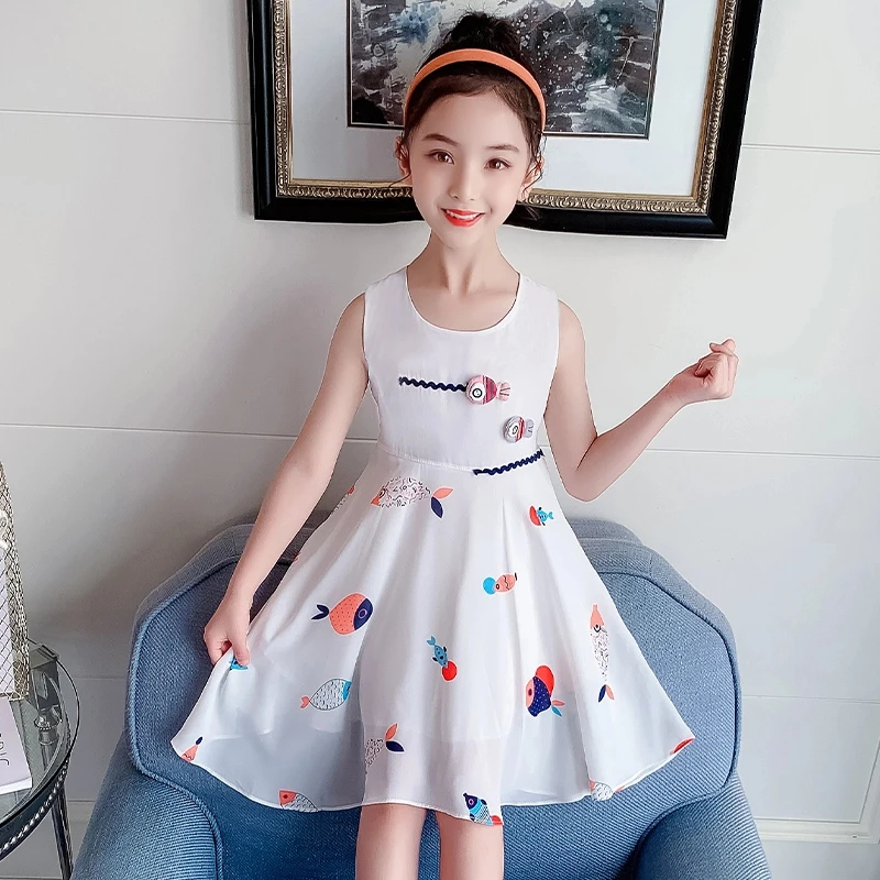 女童夏装连衣裙2025新款网红洋气大童女孩超仙爆款炸街公主裙夏季