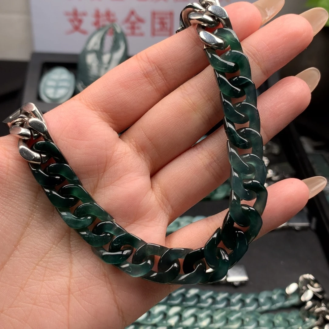 ****翡翠未镶嵌手链0000003