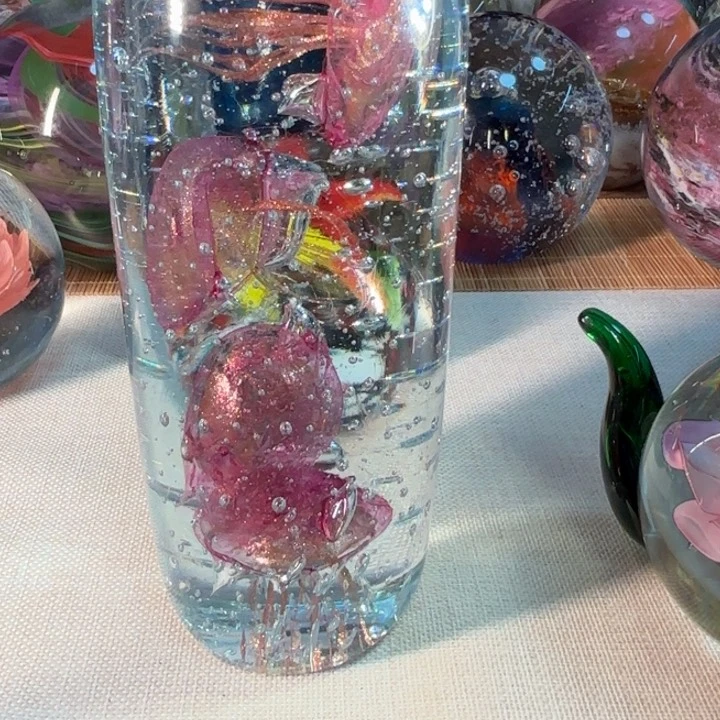 毛***果琉璃手工艺品微瑕