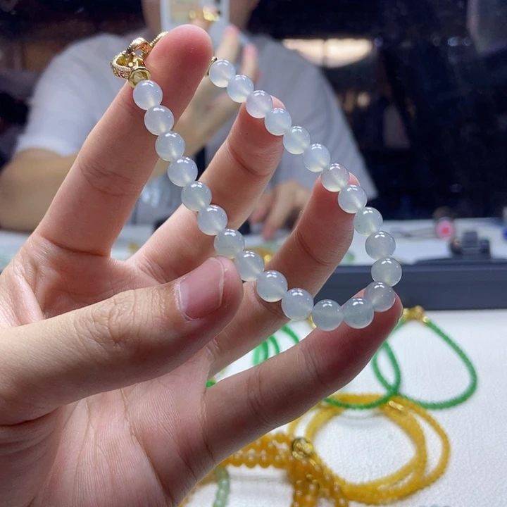 定制翡翠未镶嵌缅甸翡翠A货卡6.8