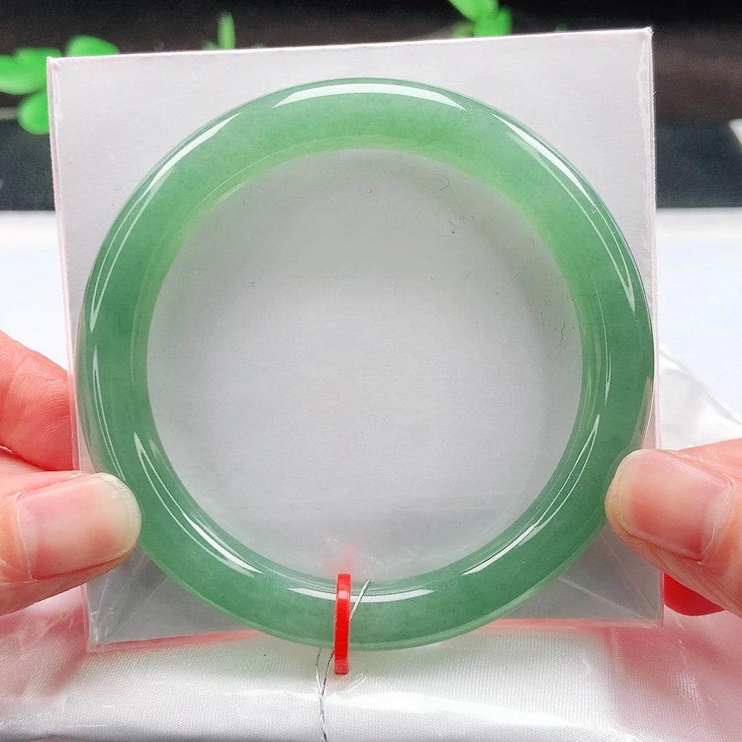 未镶嵌手镯翡翠58圆条