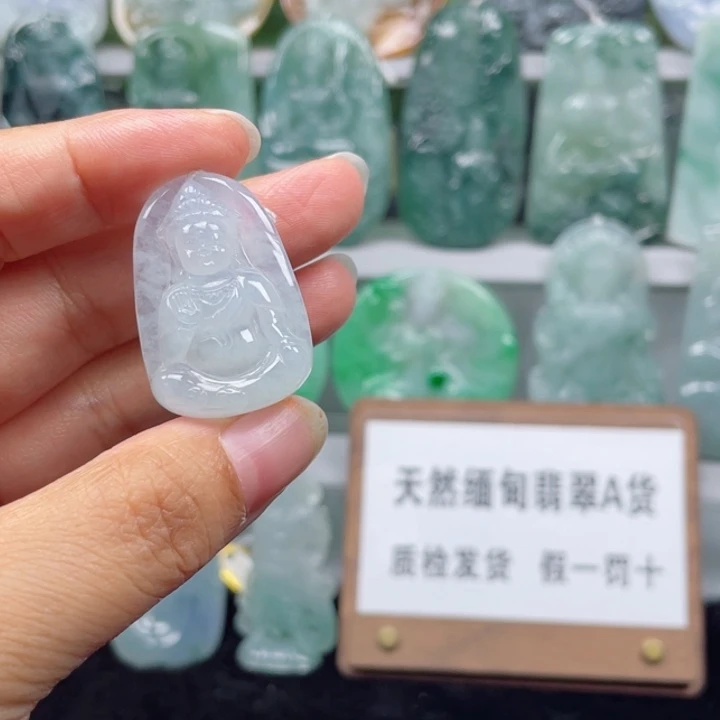 颈饰未镶嵌翡翠宝宝佛