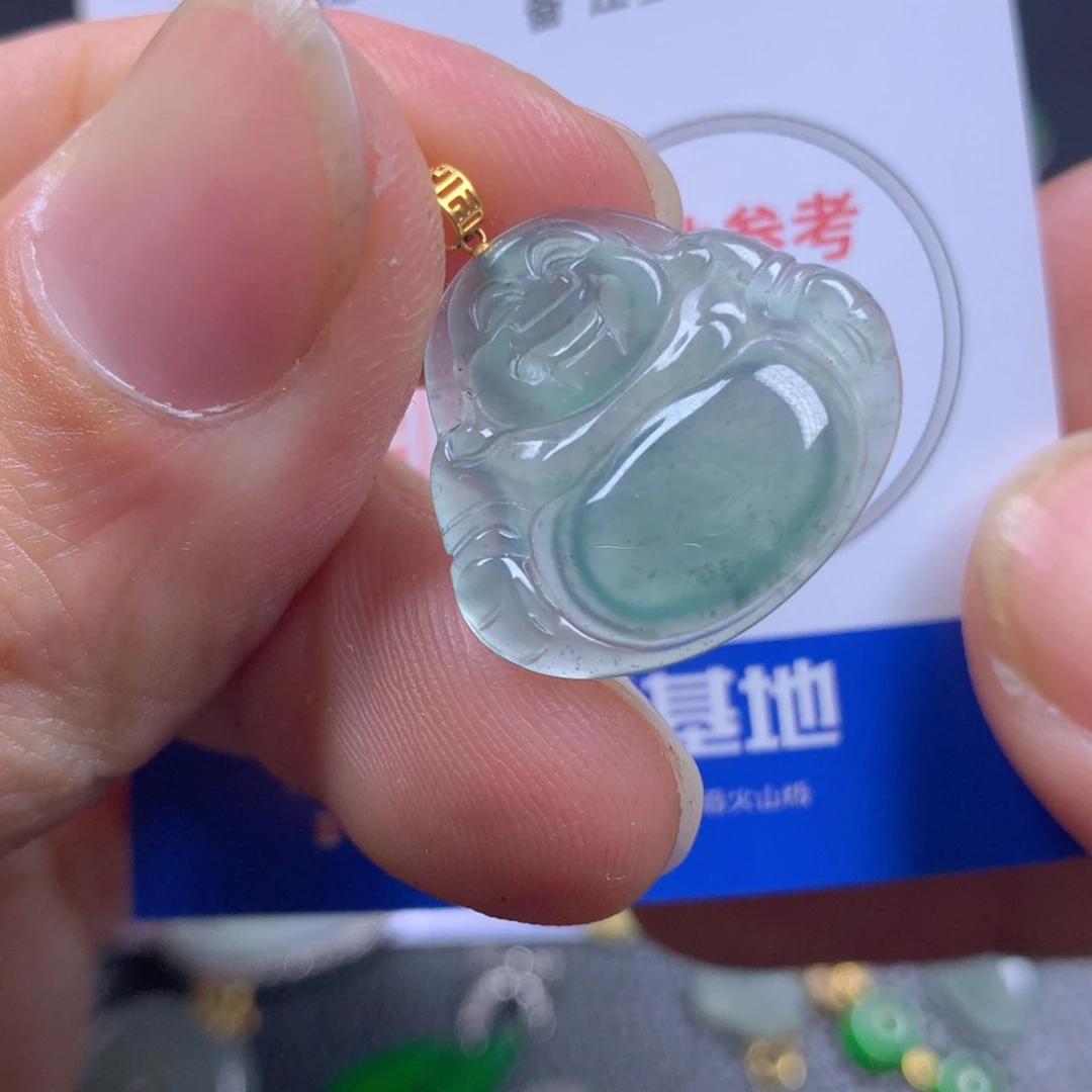 【闪购商品】翡翠颈饰18K金镶嵌翡翠