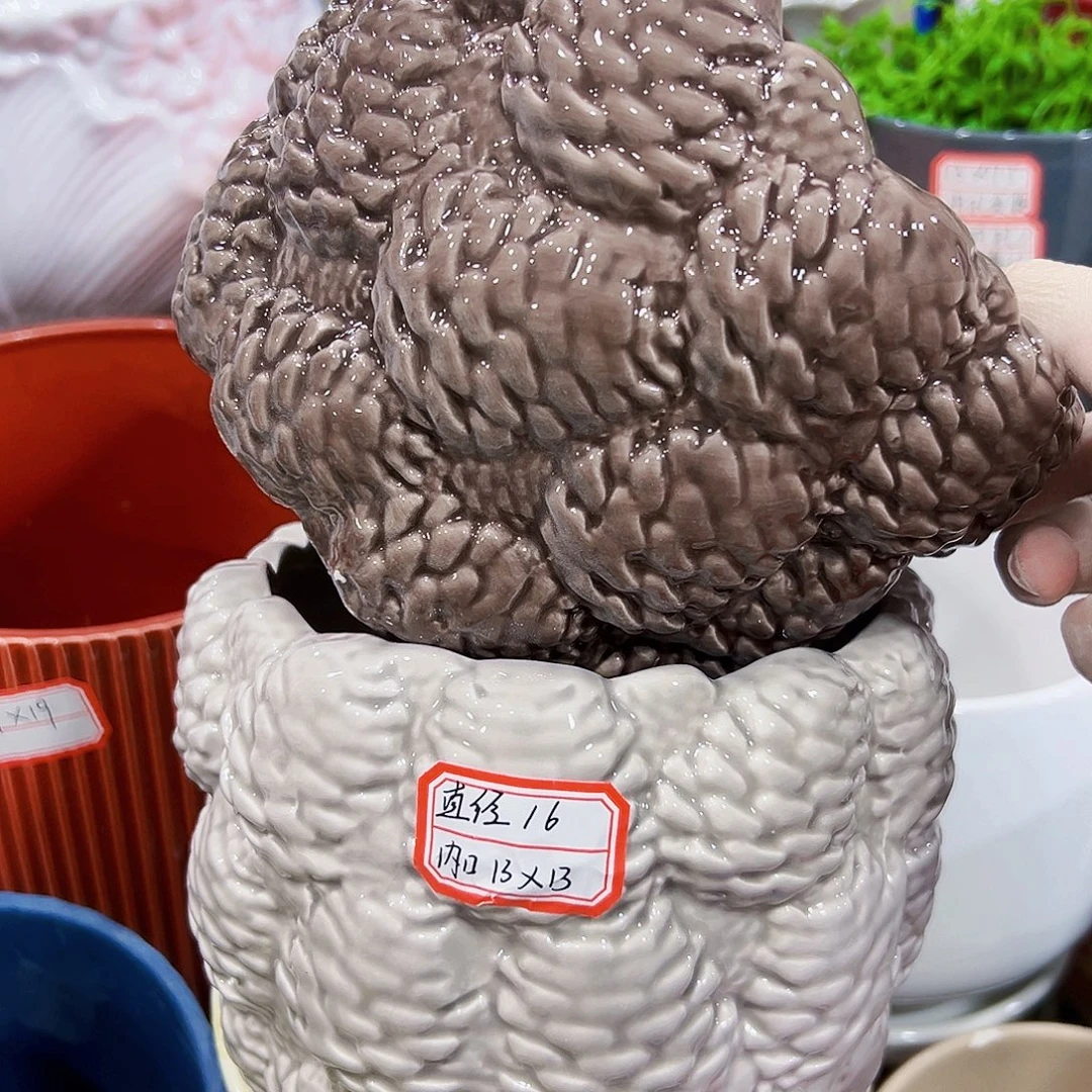 外贸尾单陶瓷花盆凑单10米包邮