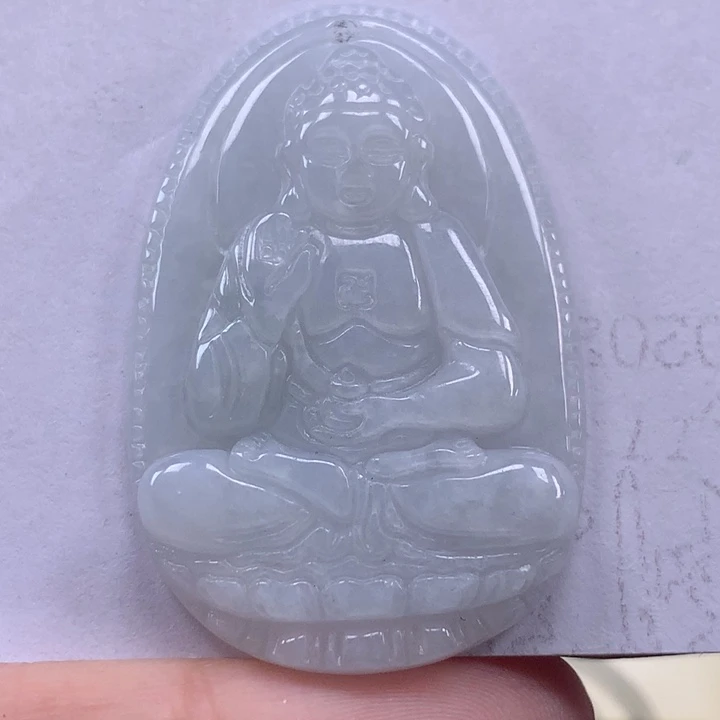 颈饰未镶嵌翡翠阿弥陀佛吊坠