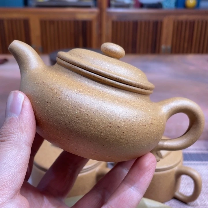 自***然紫砂茶壶宜兴紫砂原矿紫砂壶