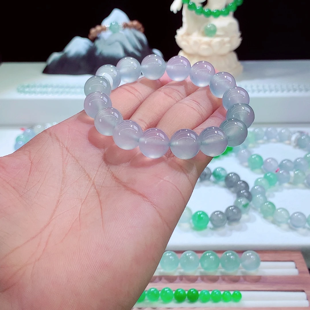 未镶嵌手链翡翠总价48万，定金2万，支持全国送货上门