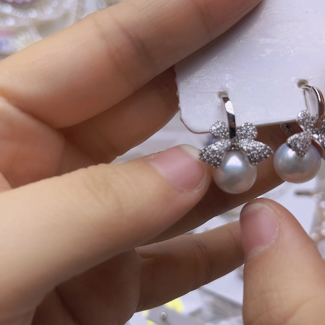 未镶嵌淡水珍珠吊坠或者耳钉